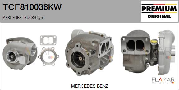 Compresor,sistem de supraalimentare TCF810036KW FLAMAR