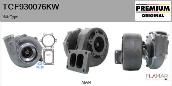 Compresor,sistem de supraalimentare TCF930076KW FLAMAR