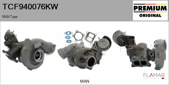 Compresor,sistem de supraalimentare TCF940076KW FLAMAR