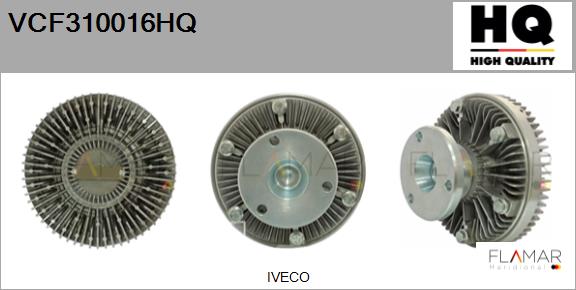 Cupla, ventilator radiator VCF310016HQ FLAMAR