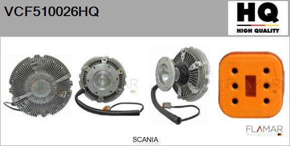 Cupla, ventilator radiator VCF510026HQ FLAMAR