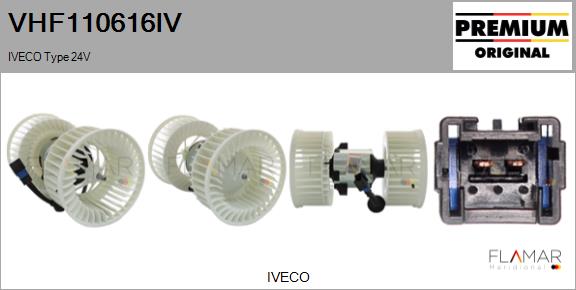 Ventilator, habitaclu VHF110616IV FLAMAR