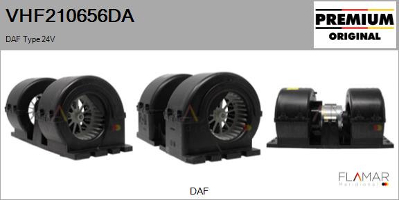 Ventilator, habitaclu VHF210656DA FLAMAR