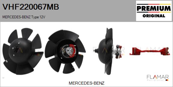 Ventilator, habitaclu VHF220067MB FLAMAR