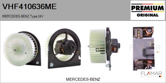 Ventilator, habitaclu VHF410636ME FLAMAR