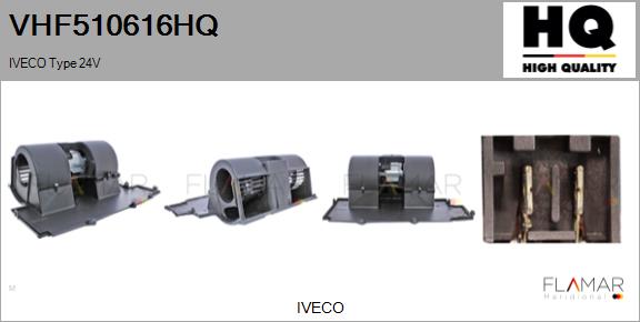 Ventilator, habitaclu VHF510616HQ FLAMAR
