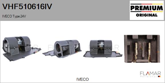 Ventilator, habitaclu VHF510616IV FLAMAR