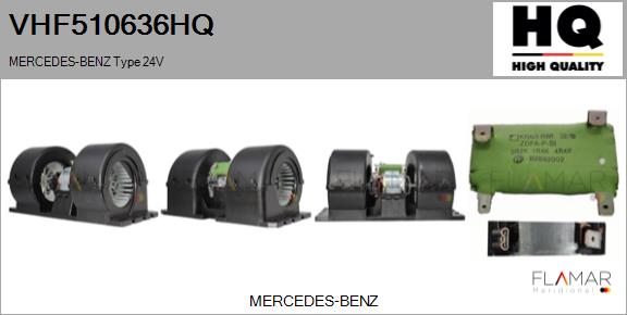 Ventilator, habitaclu VHF510636HQ FLAMAR