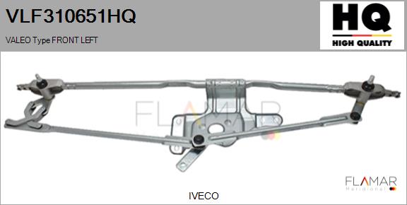 Legaturi stergator parbriz VLF310651HQ FLAMAR