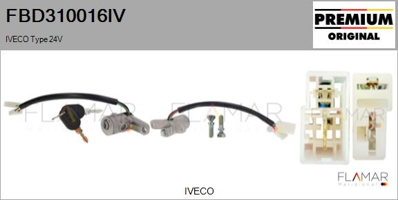 Blocaj volan FBD310016IV FLAMAR