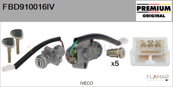 Blocaj volan FBD910016IV FLAMAR