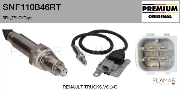 Senzor NOx, injectie aditiv SNF110B46RT FLAMAR