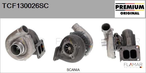 Compresor,sistem de supraalimentare TCF130026SC FLAMAR
