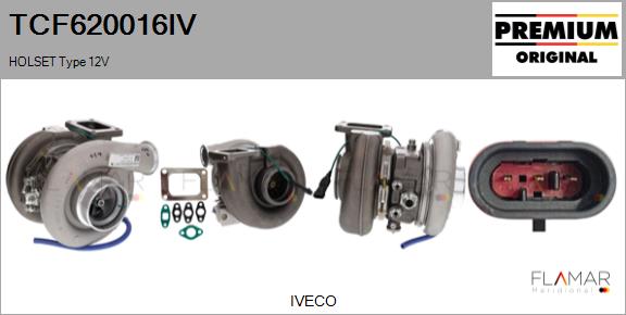 Compresor,sistem de supraalimentare TCF620016IV FLAMAR