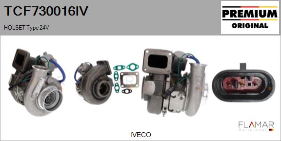 Compresor,sistem de supraalimentare TCF730016IV FLAMAR