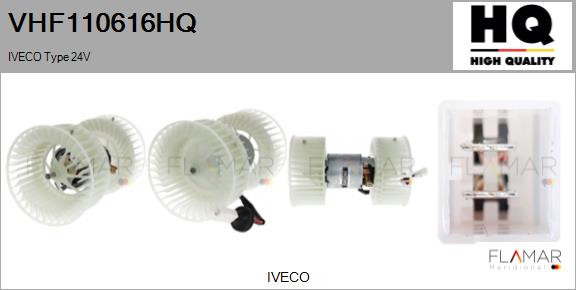 Ventilator, habitaclu VHF110616HQ FLAMAR