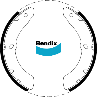 Set saboti frana BS1550 BENDIX-SEA