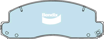 Set placute frana,frana disc DB1293 MKT BENDIX-SEA