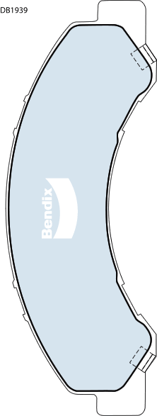 Set placute frana,frana disc DB1939 MKT BENDIX-SEA