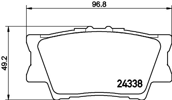 Set placute frana,frana disc MDB2787 MINTEX