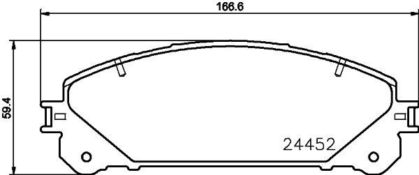 Set placute frana,frana disc MDB3114 MINTEX