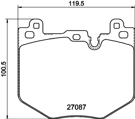Set placute frana,frana disc MDB84445 MINTEX