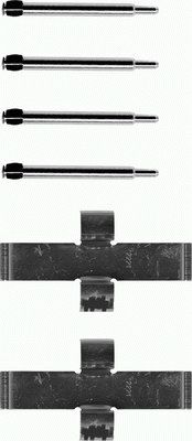 Set accesorii, placute frana MBA924 MINTEX