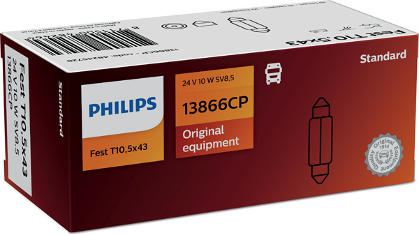 Bec, iluminare numar circulatie 13866CP PHILIPS