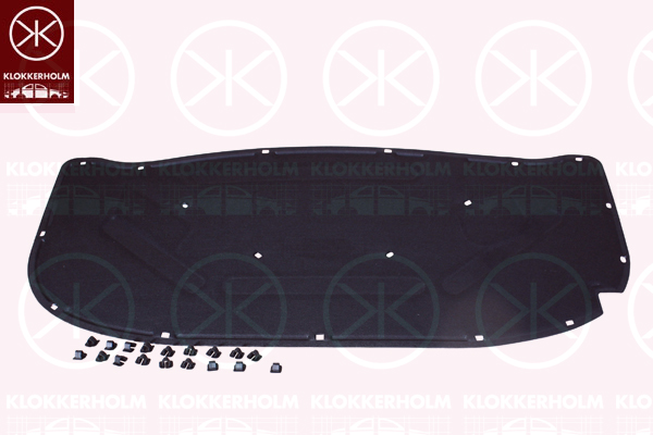 Material amortizare zgomot, nisa motor 00142851 KLOKKERHOLM