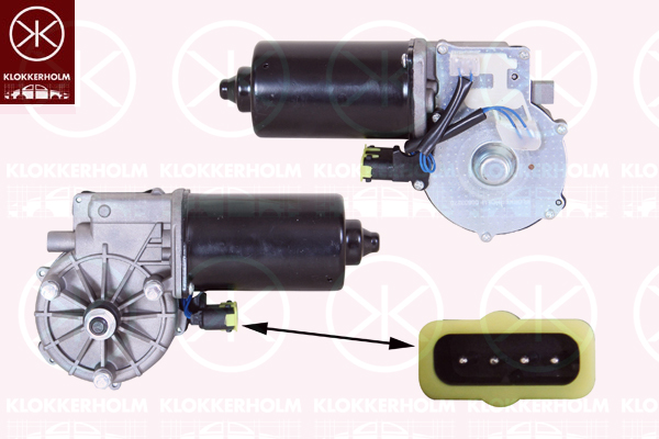 Motor stergator 00653270 KLOKKERHOLM