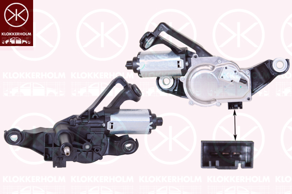 Motor stergator 00857170 KLOKKERHOLM