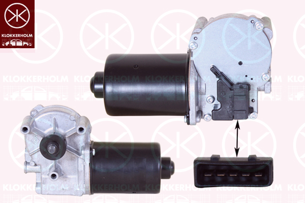 Motor stergator 25543270 KLOKKERHOLM
