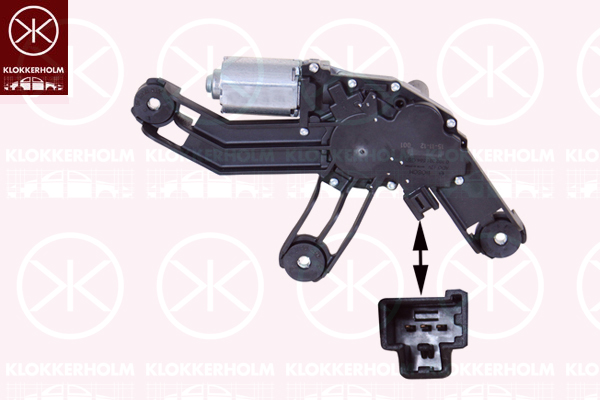 Motor stergator 25557170 KLOKKERHOLM