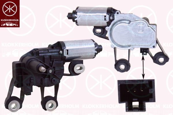 Motor stergator 25647170 KLOKKERHOLM