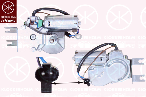 Motor stergator 50227170 KLOKKERHOLM