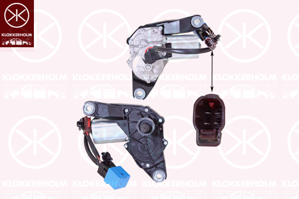 Motor stergator 55027175 KLOKKERHOLM
