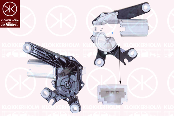 Motor stergator 55077170 KLOKKERHOLM