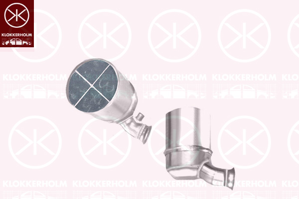 Filtru funingine/particule, sist.de esapament 55098600 KLOKKERHOLM