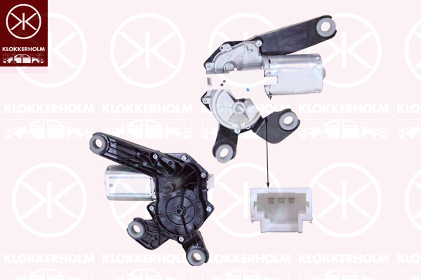 Motor stergator 55147170 KLOKKERHOLM