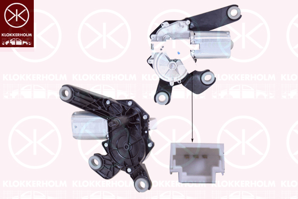 Motor stergator 55147173 KLOKKERHOLM