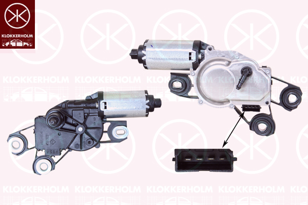 Motor stergator 66097170 KLOKKERHOLM