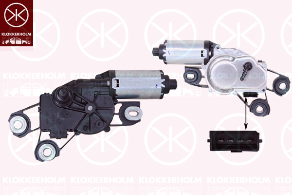 Motor stergator 66217170 KLOKKERHOLM