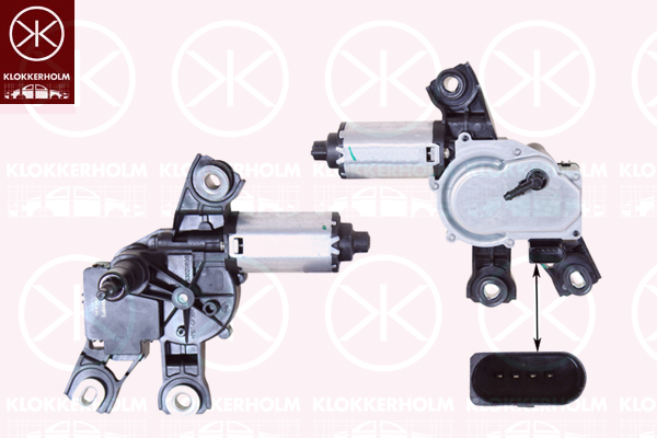 Motor stergator 95487170 KLOKKERHOLM