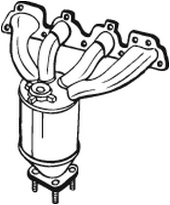 Catalizator 090-735 KLOKKERHOLM