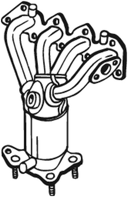 Catalizator 090-764 KLOKKERHOLM