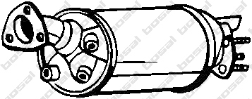 Filtru funingine/particule, sist.de esapament 095-225 KLOKKERHOLM