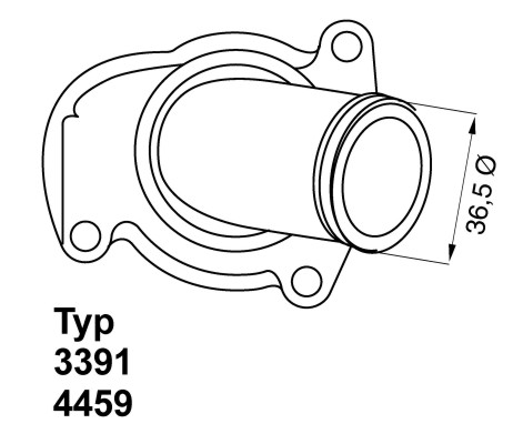 Termostat,lichid racire 4459.92D BorgWarner (Wahler)