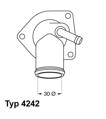 Termostat,lichid racire 4242.92D BorgWarner (Wahler)