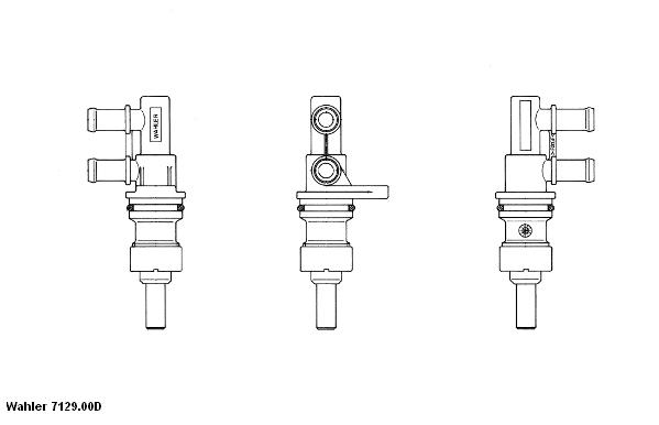 Termostat,lichid racire 7129.00D BorgWarner (Wahler)