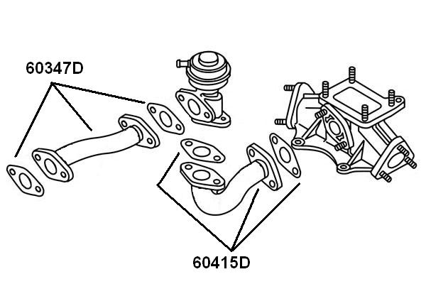 Recirculare gaze evacuare 7900386 BorgWarner (Wahler)